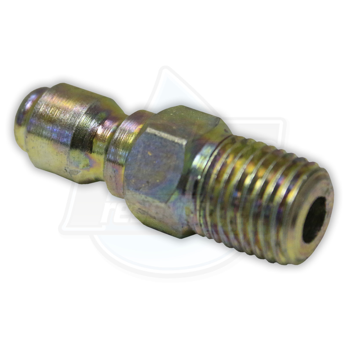 1/4" MPT Steel Plug Zinc Coated Pressure Tek