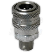 1/4" MPT Standard Stainless Steel Coupler