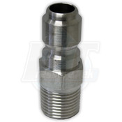 3/8"  MPT Standard Stainless Steel Plug