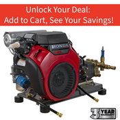 BE 4000 PSI - 8.2 GPM Gas Pressure Washer with Honda GX690 Engine and General Triplex Pump