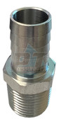 1/2" MPT X 5/8" Barb Stainless Steel Fitting