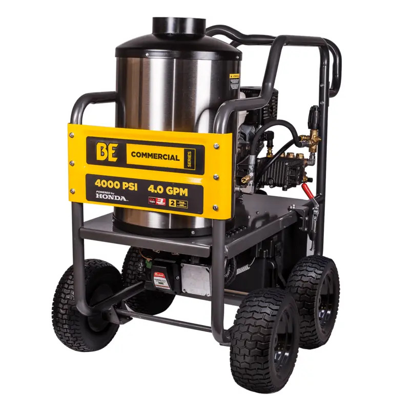 4,000 PSI - 4.0 GPM Hot Water Pressure Washer with Honda GX390