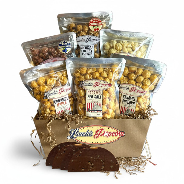 Signature Popcorn & Fudge Luxury Basket