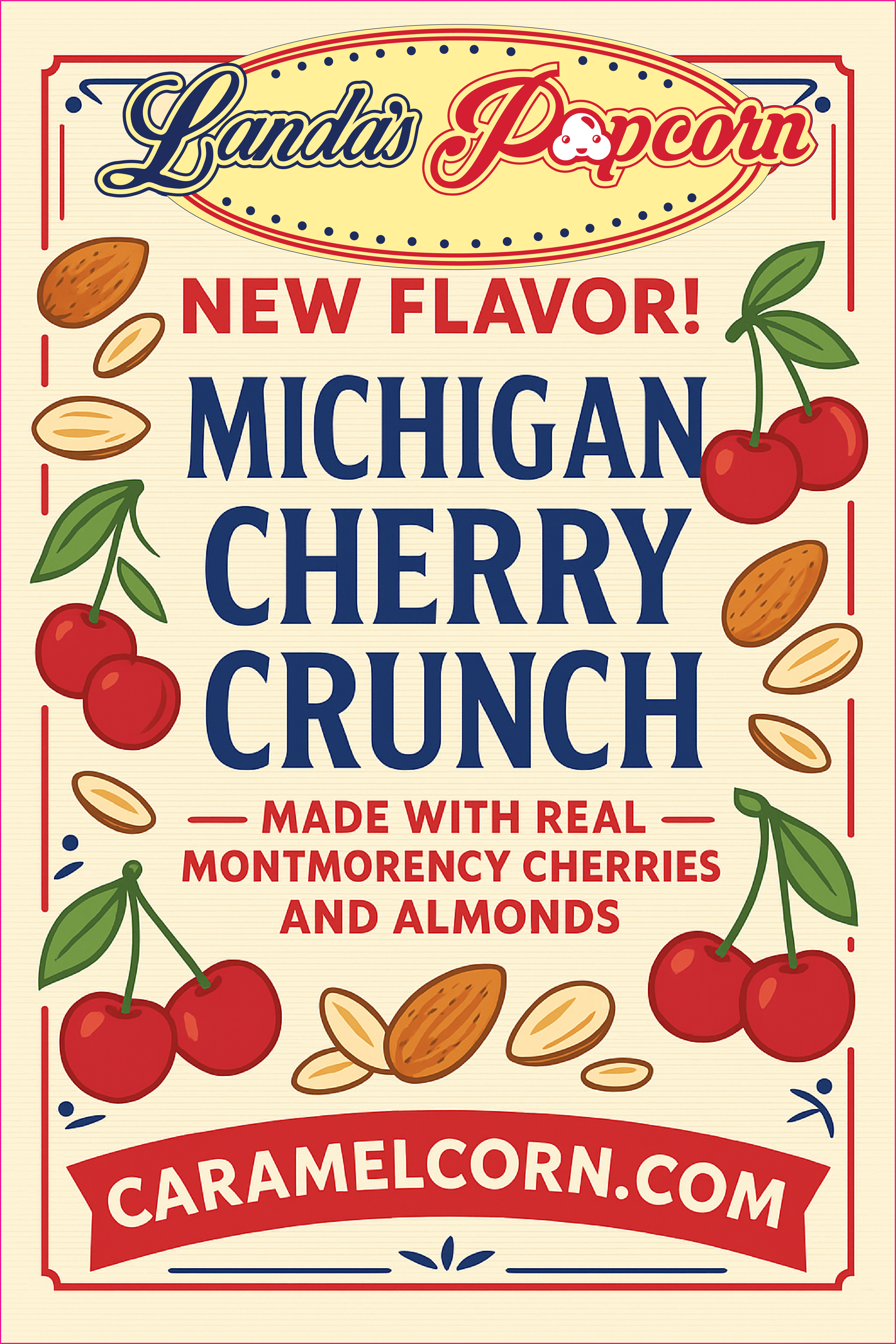 Michigan Cherry Popcorn