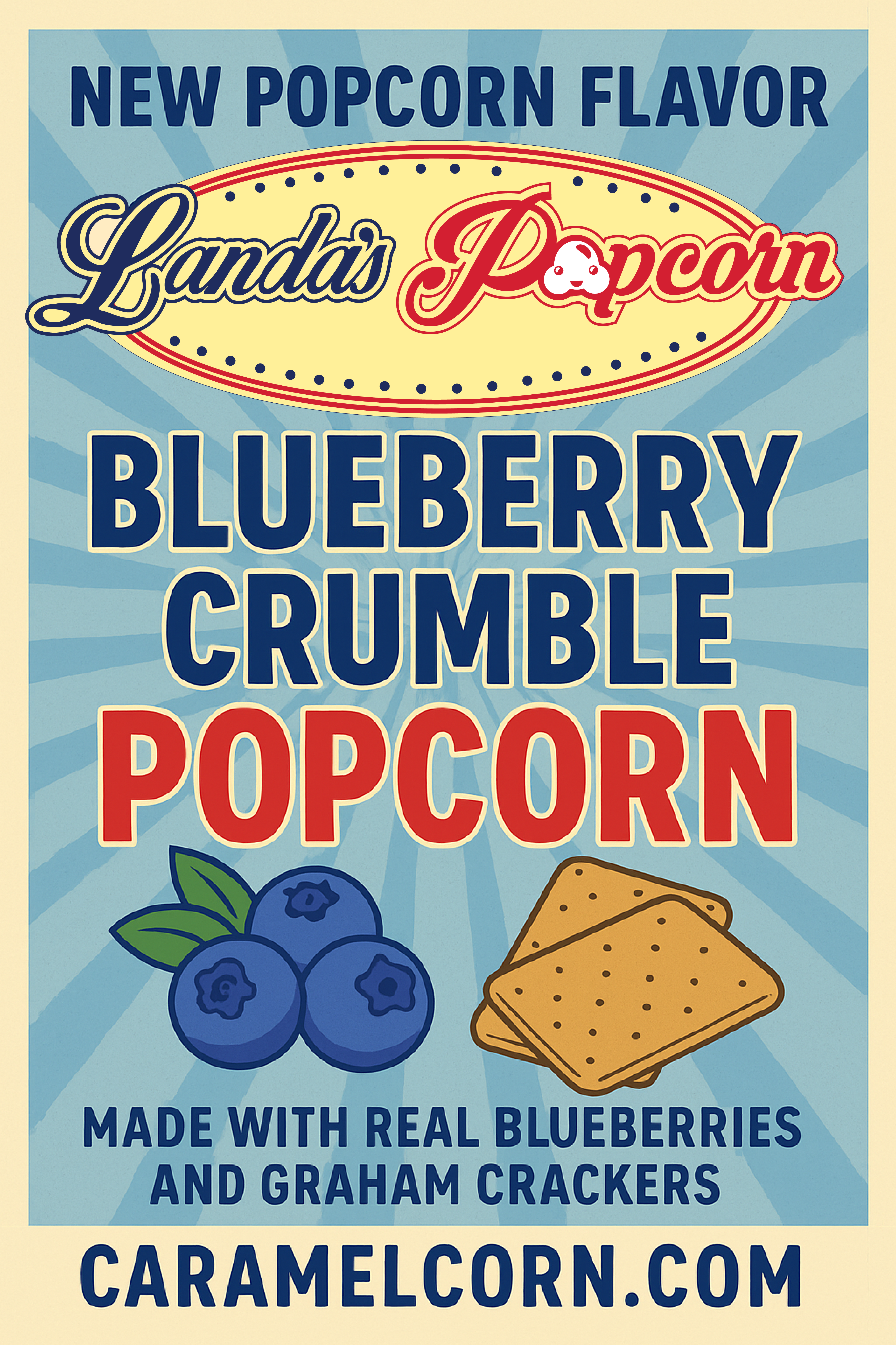 Michigan Blueberry Popcorn