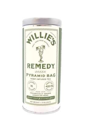 Willie's Remedy | CBD Pyramid Tea Bags | 420mg