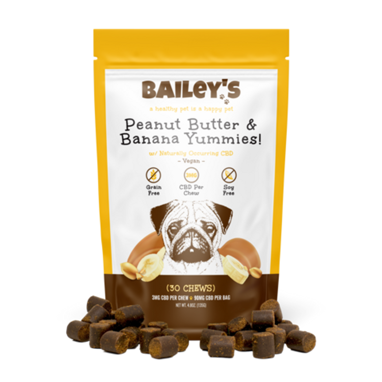 Bailey's | Calming Dog Chews | PB+Banana