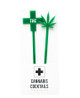 Cannabis Cocktail CBD Drink Stirrers