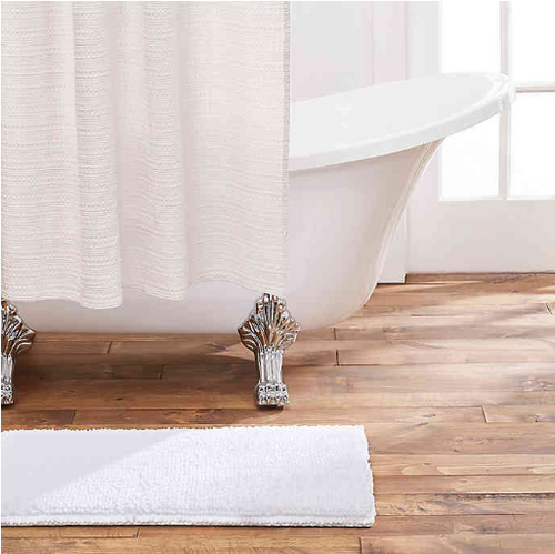 Home Dynamix 20-in x 30-in Mint Polyester Bath Mat at