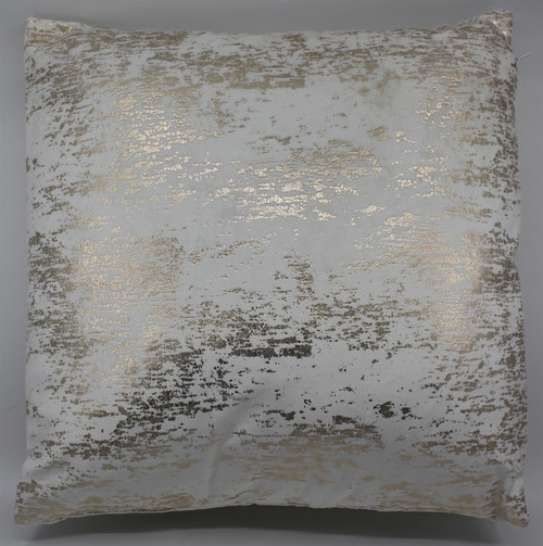 GOLD AND OFF WHITE THROW PILLOW