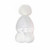 POMPOM HOODED WHITE TOWEL