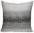 SILVER AND BLACK THROW PILLOW