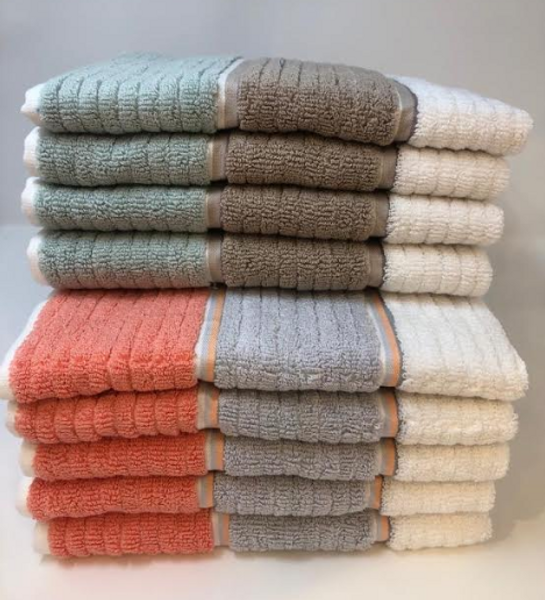 HORIZONTAL RIB - HAND TOWELS