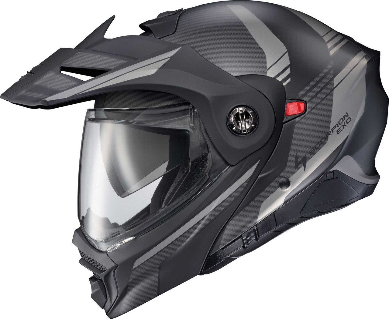 scorpion 3x helmet EXO-AT960 Modular Solid Redesigned with aerodynamics in mind Scorpion EXO Covert FX Full