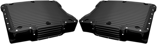 Covingtons Rocker Box Cover - Dimpled Black - Twin Cam C1292-B