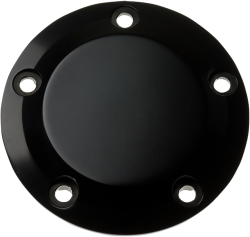 Joker Machine Points Cover - Smooth - 5 Hole - Black Anodized 02-99SB