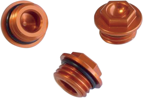 Works Connection Aluminum Oil Filler Plug - Red - Kawasaki/Suzuki 24-190