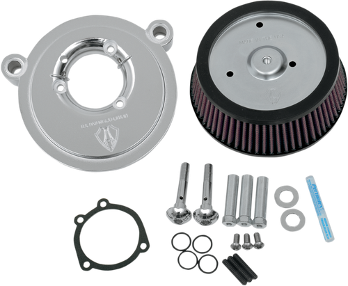 Arlen Ness Big Sucker Air Filter Kit - Chrome - Stage I 18-507