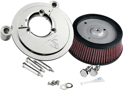 Arlen Ness Big Sucker Air Filter Kit - Chrome - Stage I 18-825