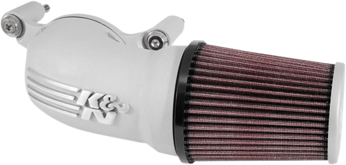 K & N Aircharger Intake System With Cast Aluminum Intake Tube - Satin Silver 57-1137S