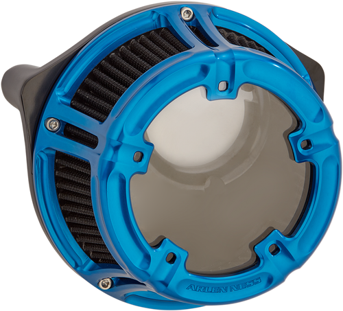 Arlen Ness Method Clear Series Air Cleaner - Blue 18-180
