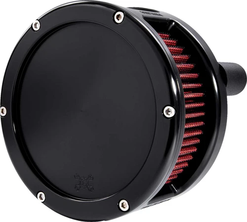 Feuling Parts Ba Series Air Cleaner Kit - Chrome - Black Filter 5537