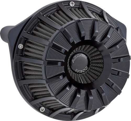 Arlen Ness Inverted Series Air Cleaner Kit - 15-Spoke - All Black 600-223