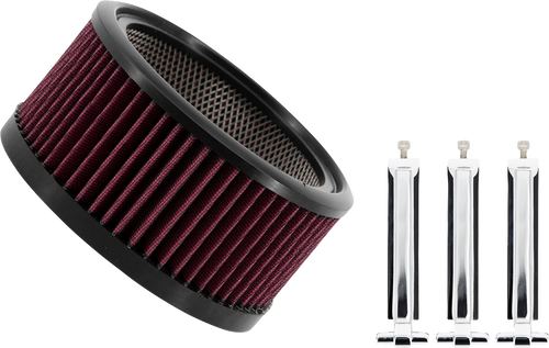 Trask Big Power Filter Kit - Chrome TM-1020-BPCH