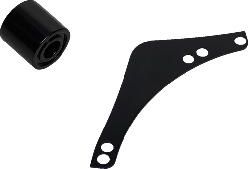 Arlen Ness Replacement Breather Bolt Cover Plate - Inverted/Method/Clear Tear/Sidekick - Left - Black 600-064