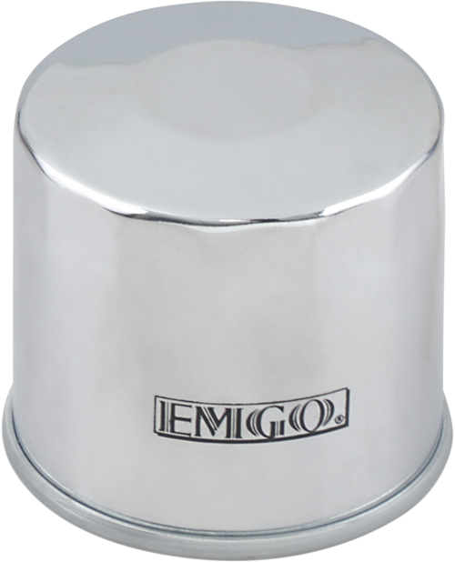 Emgo Micro-Tech Oil Filter - Chrome 10-55672