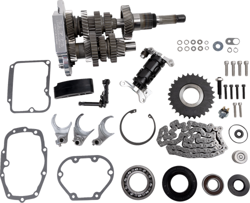 Baker Drivetrain Direct Drive Gear Set - 6-Speed - Polished - '01-'06 Touring DD6-411P-02