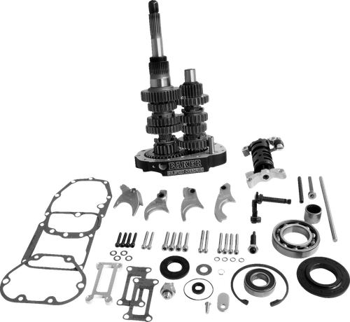 Baker Drivetrain Gear Set - Overdrive/6-Speed - Black OD6-404SP-03