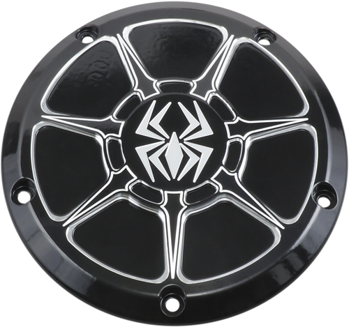 Rekluse Derby Cover - Gloss Black - Touring/Trike RMS-0515005