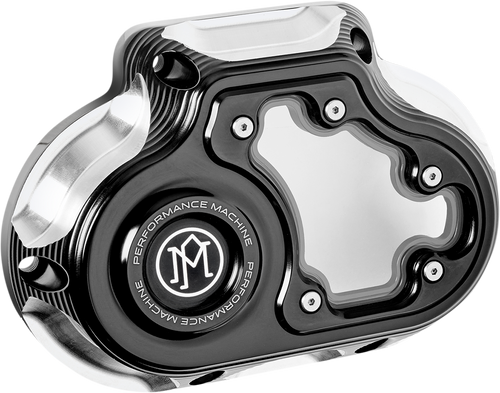 Performance Machine (Pm) Transmission Cover - Contrast Cut - M8 Softail 0177-2081M-BM