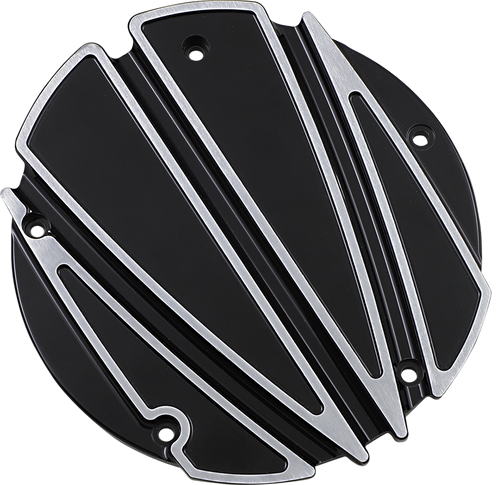 Covingtons Derby Cover - Ripper - 5 Hole - Black - Touring/Trike C1875-B