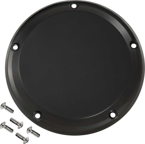Joker Machine Derby Cover - 5 Hole - Smooth - Black - M8 Softail 06-966-1