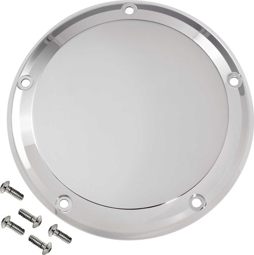 Joker Machine Derby Cover - 5 Hole - Smooth - Chrome - M8 Softail 06-966-3