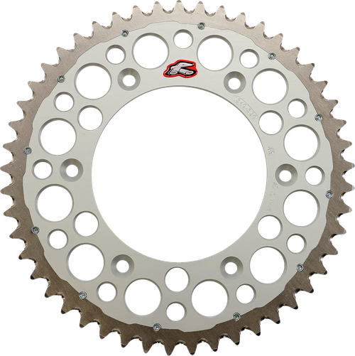 Renthal Twinring Rear Sprocket - 49 Tooth - Silver - Honda 1540-520-49GPSI