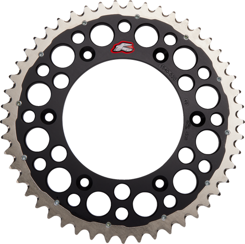 Renthal Twinring Rear Sprocket - 49 Tooth - Black - Honda 1540-520-49GPBK