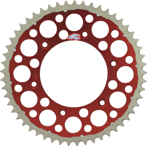 Renthal Twinring Rear Sprocket - 48 Tooth - Red - Honda 1540-520-48GPRD
