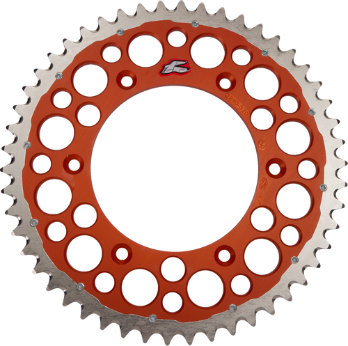 Renthal Twinring Rear Sprocket - 50 Tooth - Orange 2240-520-50GPOR