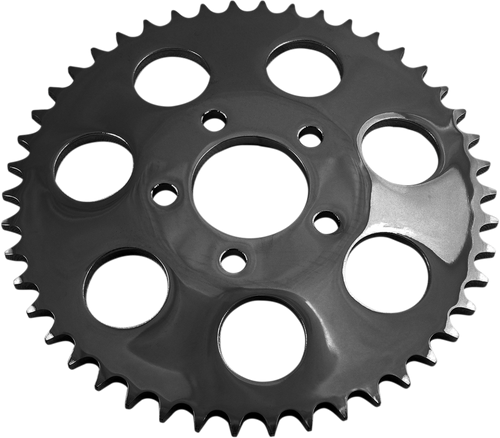 Drag Specialties Rear Sprocket - Dished - 46 Tooth - Gloss Black - Big Twin 1210-1847