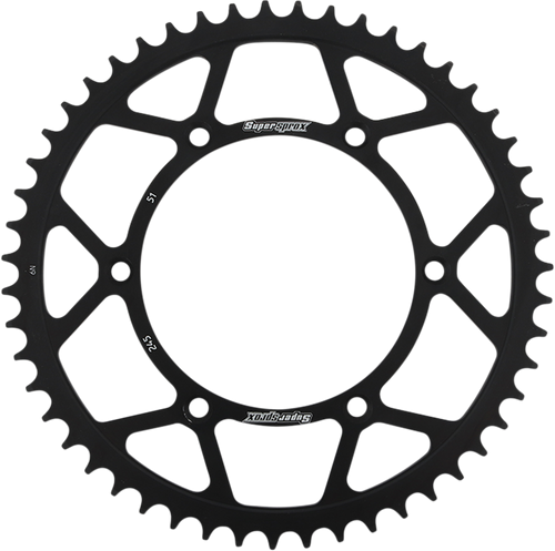Supersprox Steel Rear Sprocket - 51 Tooth RFE-245-51-BLK