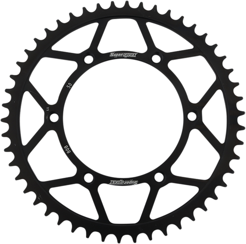 Supersprox Steel Rear Sprocket - 50 Tooth RFE-808-50-BLK