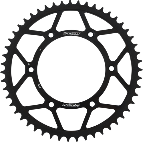 Supersprox Steel Rear Sprocket - 51 Tooth RFE-990-51-BLK