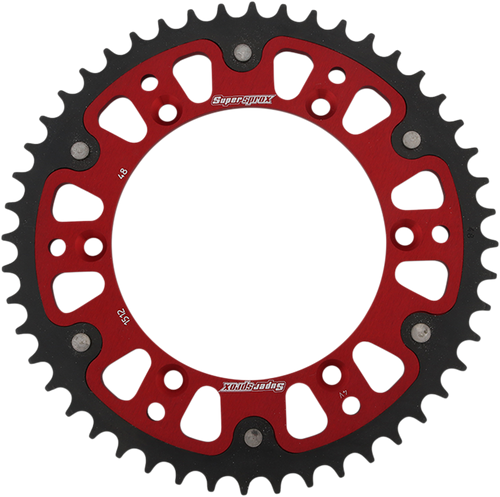 Supersprox Stealth Rear Sprocket - 48 Tooth - Red RST-1512-48-RED
