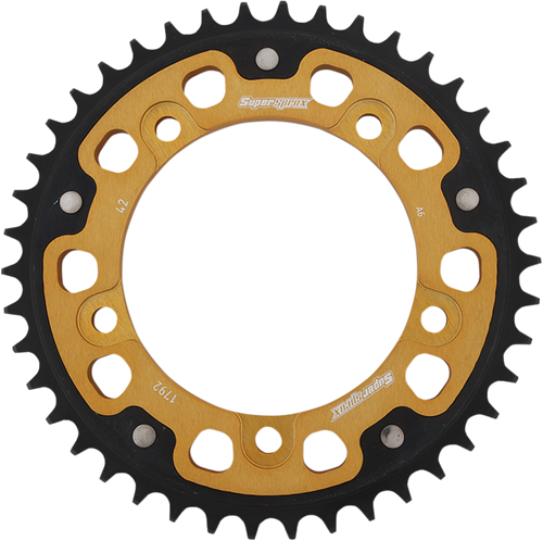 Supersprox Stealth Rear Sprocket - 42 Tooth - Gold - Suzuki/Triumph RST-1792-42-GLD