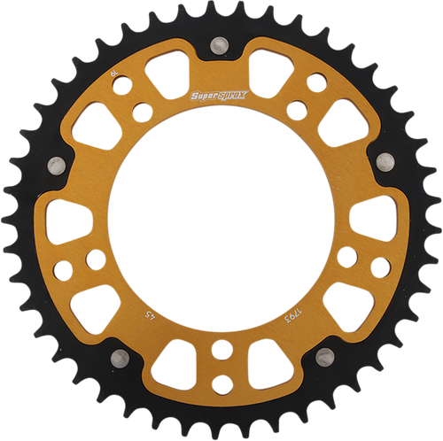 Supersprox Stealth Rear Sprocket - 45 Tooth - Gold - Suzuki/Triumph RST-1793-45-GLD
