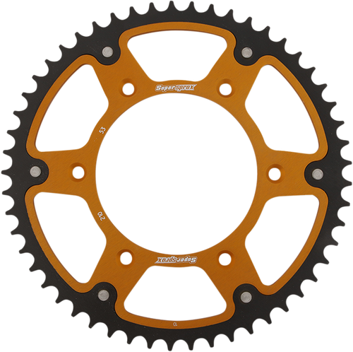 Supersprox Stealth Rear Sprocket - 53 Tooth - Gold - Honda RST-210-53-GLD