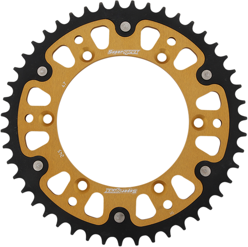 Supersprox Stealth Rear Sprocket - 47 Tooth - Gold - Yamaha RST-245-47-GLD